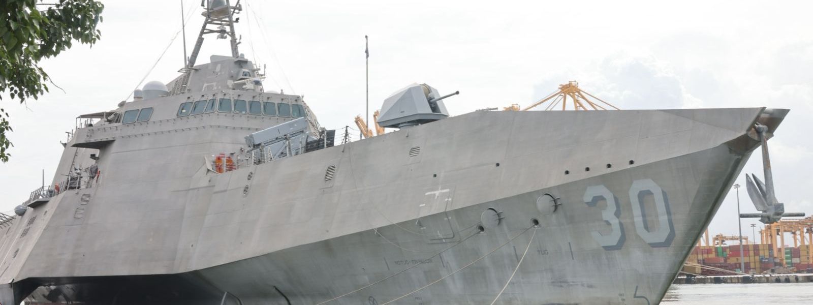 US Warship Linked to Iran Blockade in Colombo Port