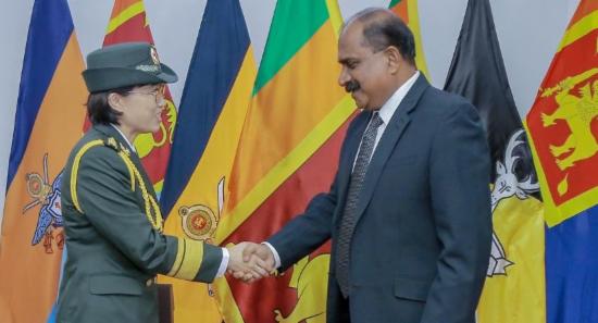 Chinese Defence Attaché Meets Deputy Defence Min.