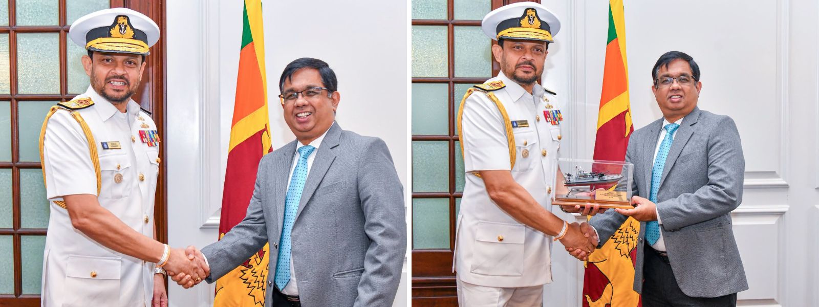 Navy Commander calls on Secretary to the President