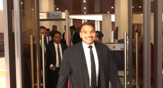 Namal Appears for Gota In Easter Arrest Prevention