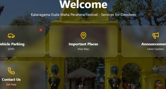 Website To Manage Traffic During Esala Perahera