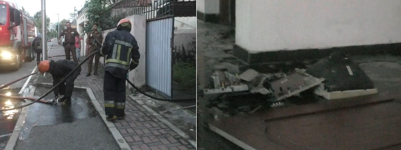 Fire Breaks Out At A House In Borella