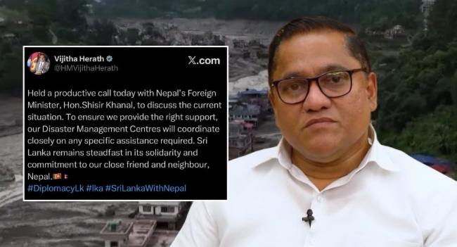 SL Reaffirms Support For Nepal Amid Floods