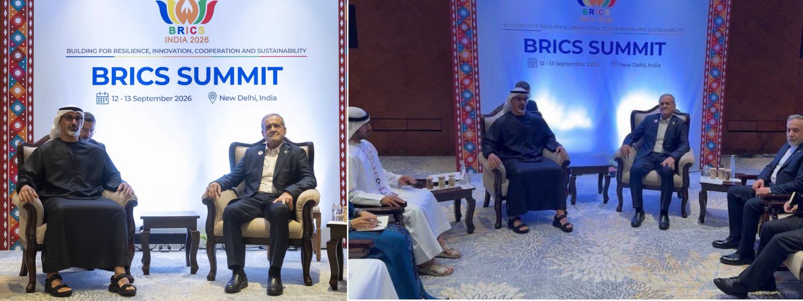 Iran, UAE Hold Bilateral Talks On BRICS Sidelines