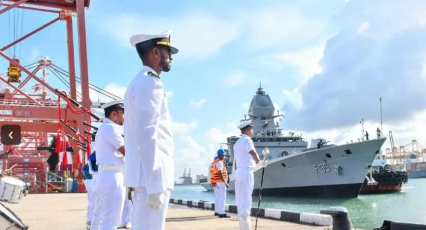INS Udaygiri Makes Port call in Colombo
