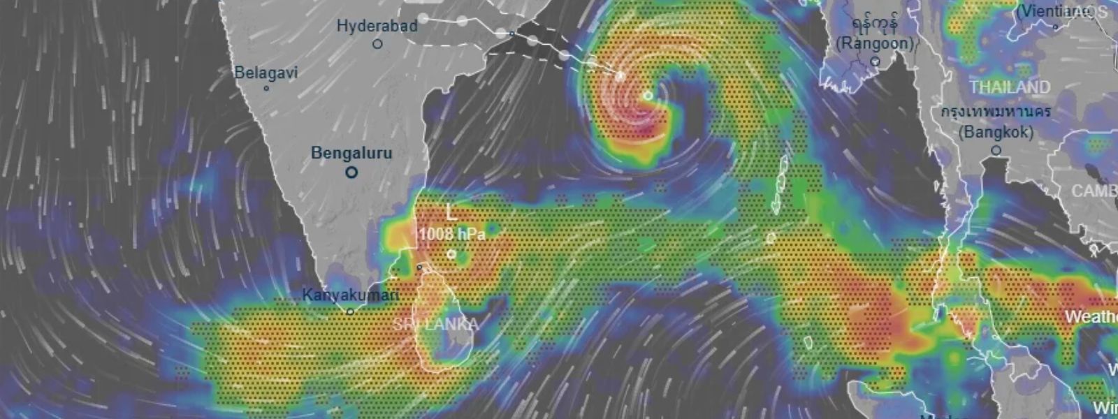 Cyclone Arnob Gains Strength