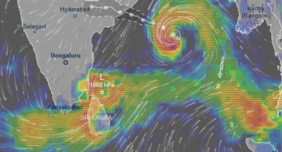 Cyclone Arnob Gains Strength