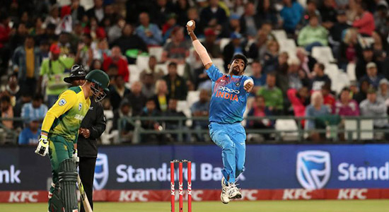 ද. අප්‍රිකාවට එරෙහිව ඉන්දියාවට තියුණු ජයක් 