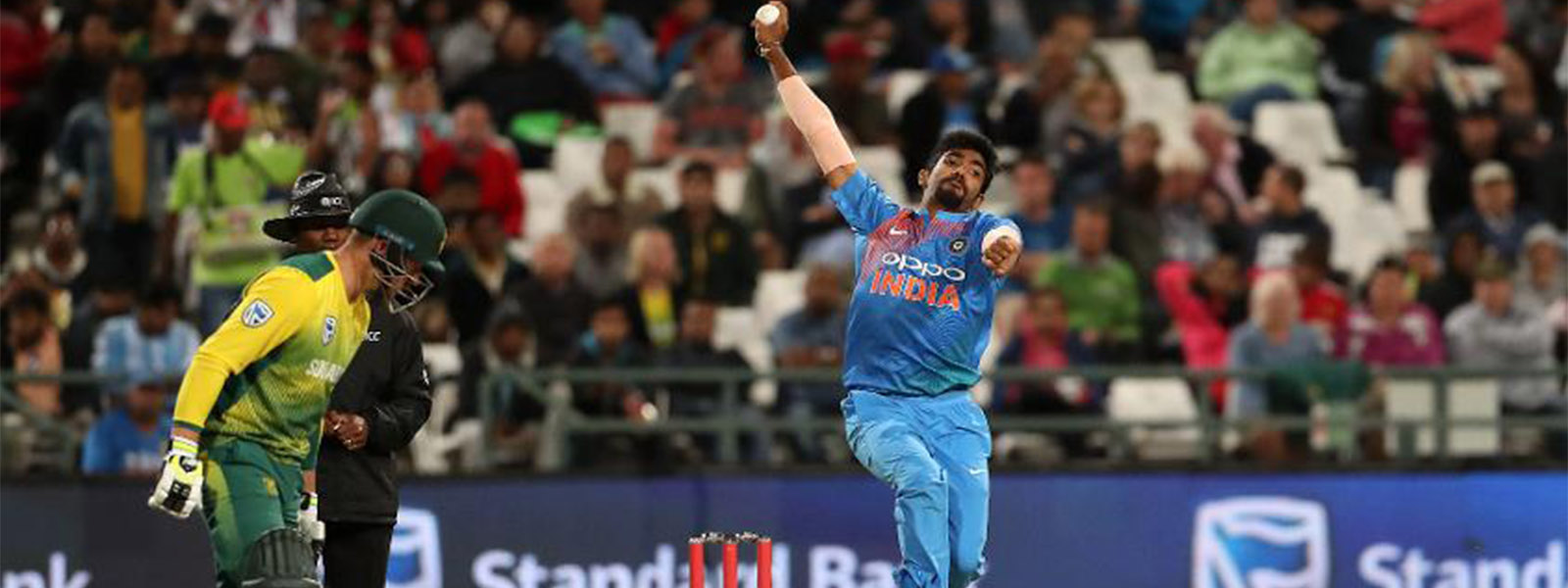 ද. අප්‍රිකාවට එරෙහිව ඉන්දියාවට තියුණු ජයක් 