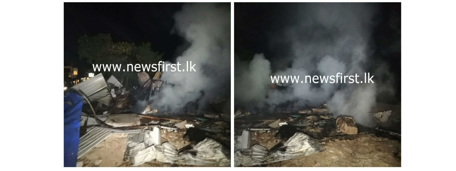 මිරිස්ස වෙරළ තීරයේ ගින්නක්