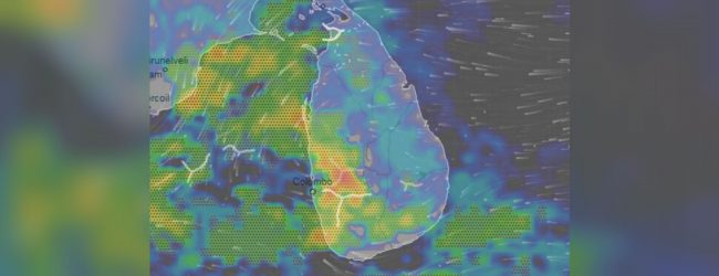 බස්නාහිර ඇතුළු පළාත් කිහිපයකට අද තද වැසි