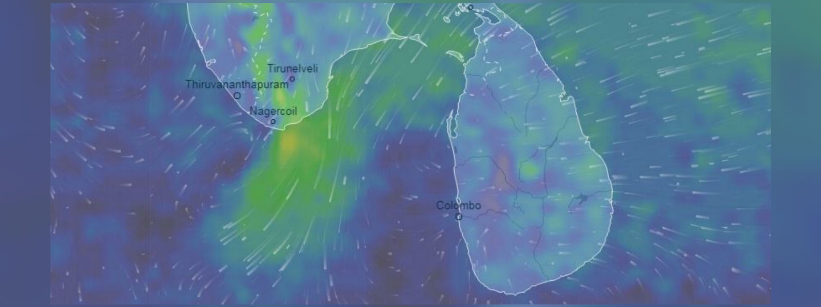අනිද්දා සිට වැසි සහ සුළං තත්ත්වයේ වැඩිවීමක්