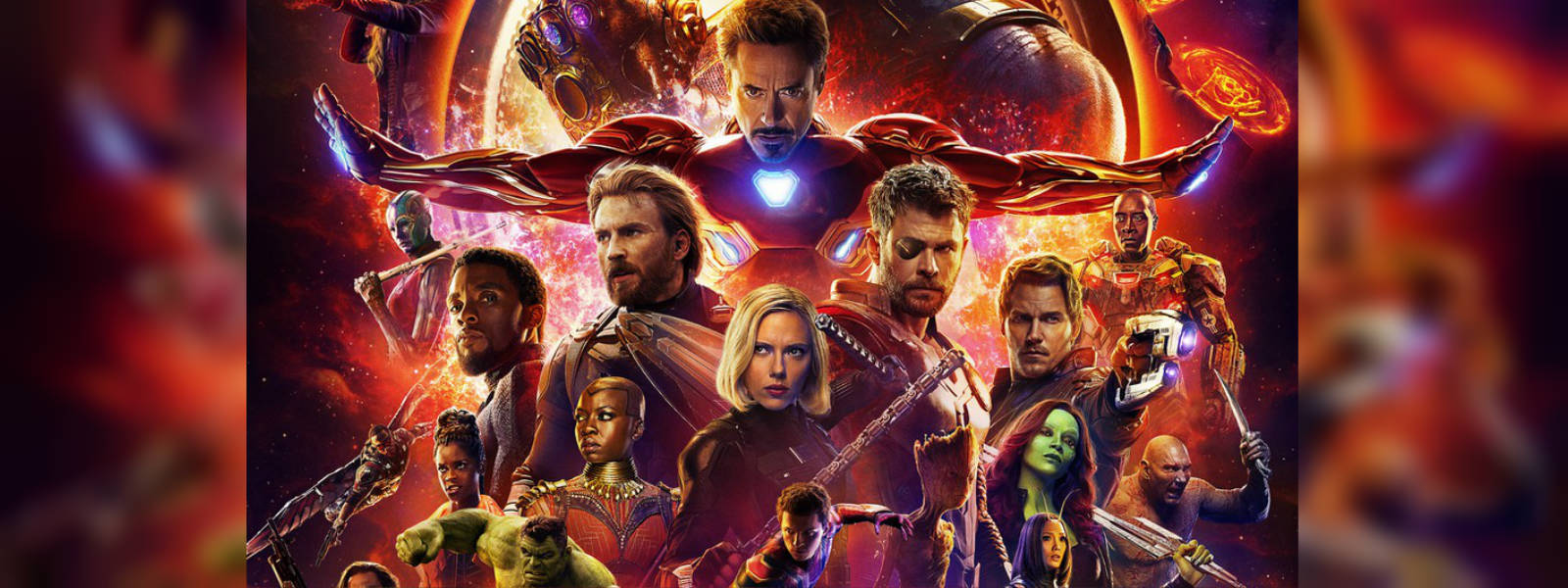 'Avengers - Infinity War' වසරේ වැඩිම ආදායම් අතරට