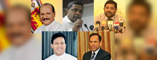 ආණ්ඩුකාරවරුන් 5 දෙනෙක් ජනපති ඉදිරියේ දිවුරුම් දෙති