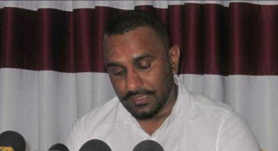 පාර්ලිමේන්තු මන්ත්‍රී චමින්ද විජේසිරිට ඇප 