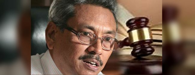 ගෝඨාභයගේ පෙත්සම ලබන 12 සලකා බැලීමට තීරණය කරයි