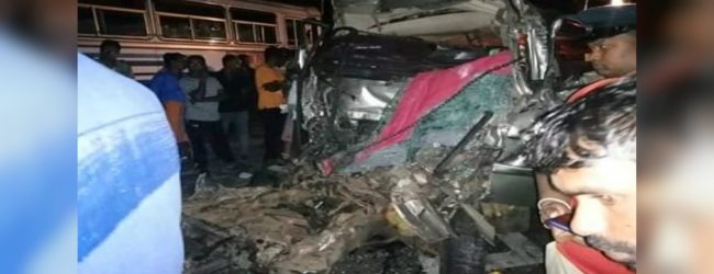 මහියංගනයේ අනතුර: රියැදුරු හැඳුනුම්පත අත්හිටුවයි