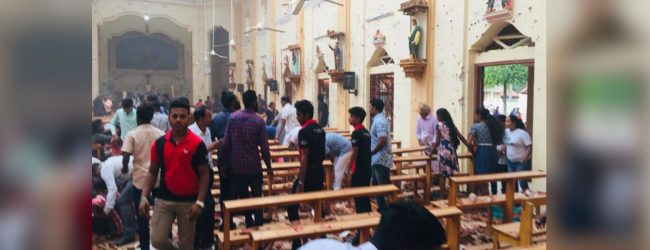 මෙරට ප්‍රහාරවල වගකීම IS ත්‍රස්ත සංවිධානය භාර ගනී