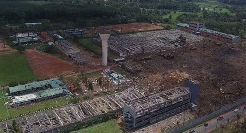 සාලාව අවි ගබඩාව පිපිරීමෙන් වන්දි නොලැබූ පිරිසක් මානව හිමිකම් කොමිසම වෙත