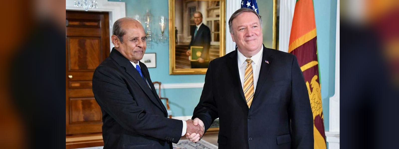 තිලක් මාරපන සහ අමෙරිකානු රාජ්‍ය ලේකම් අතර හමුවක්
