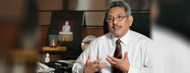 ඊළඟ ජනාධිපතිවරණයට ඉදිරිපත් වෙනවා - ගෝඨාභය රාජපක්ෂ