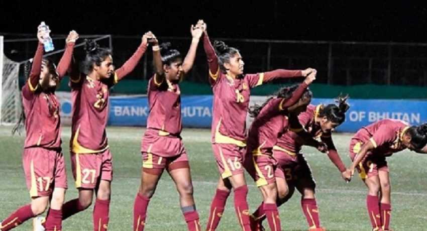 ශ්රී ලංකා කාන්තා පාපන්දු කණ්ඩායමට ජාත්යන්තර ජයක්
