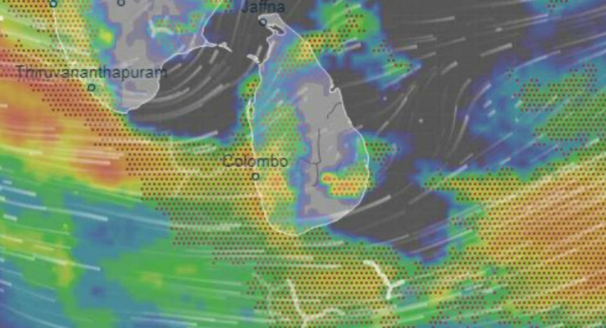 මධ්යම කඳුකරයේ බටහිර බෑවුම් ප්රදේශවලට මහ වැසි
