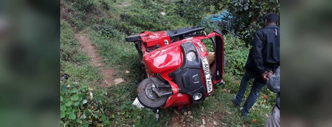 කඳපොල රිය අනතුරකින් දෙදෙනෙකු මරුට 