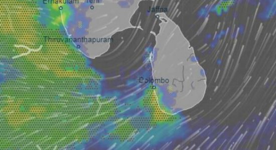 ප්‍රදේශ රැසකට අද ත් තද වැසි 