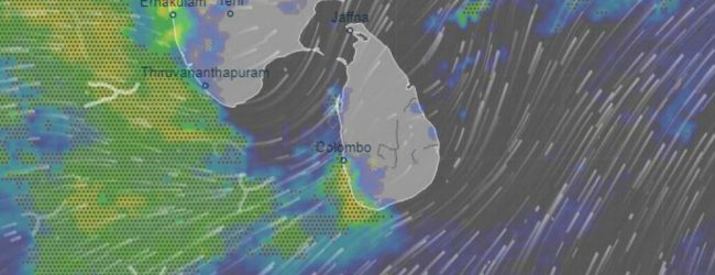 ප්‍රදේශ රැසකට අද ත් තද වැසි 