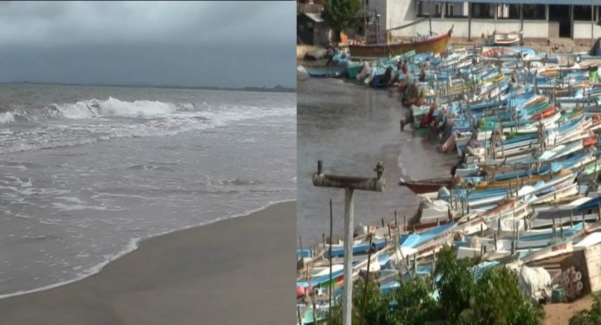 මුහුදු ප්රදේශවල සුළගේ වේගය ඉහළට: අවධානයෙන් සිටින්නැයි ධීවරයින්ට උපදෙස්