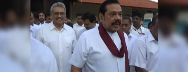 පොහොට්ටුවේ ජනපති අපේක්ෂකයා අටමස්ථාන වන්දනාවේ