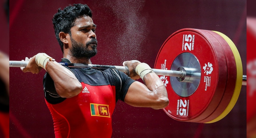 ඉන්දික දිසානායකගෙන් බර ඉසිලීමේ නව ශ්රී ලංකා වාර්තා 3 ක්