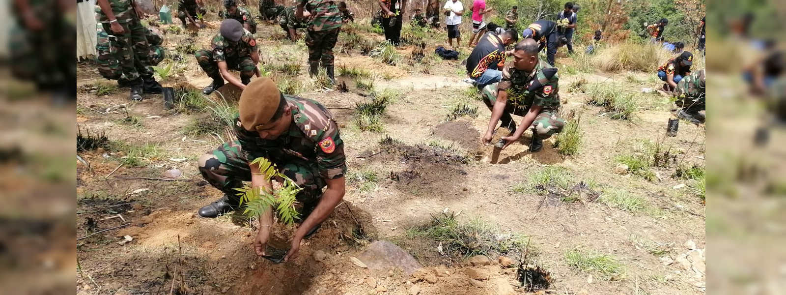 රටේ හෙට දවස වෙනුවෙන් V-Force බලකාය ඇල්ල රක්ෂිතයට