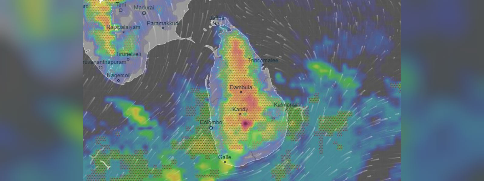 බොහෝ ප්‍රදේශවලට අද රාත්‍රියේ ගිඟුරුම් සහිත වැසි 