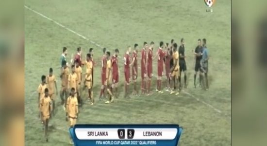  ශ්‍රී ලංකාව ලෙබනනයට පරදී 