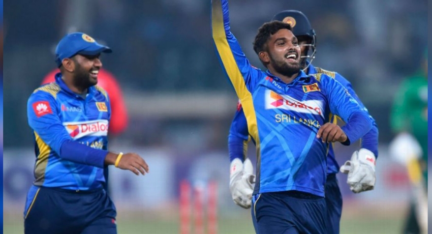 පකිස්ථානයට එරෙහි පන්දුවාර 20 යි 20 ක්රිකට් තරගාවලියේ ජය ශ්රී ලංකාවට