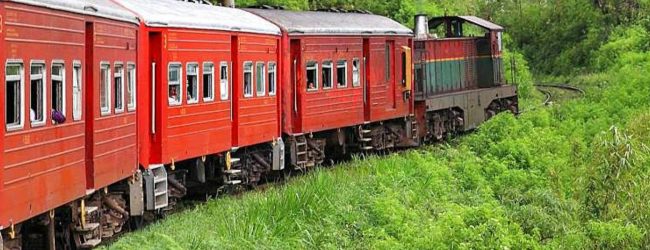 දුම්රිය ගමන් වාර 3ක් අවලංගු කෙරේ