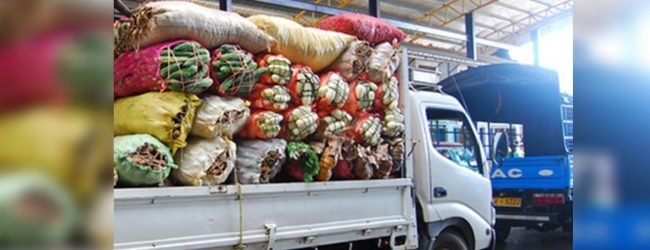 එළවලු-පළතුරු කිලෝ ලක්ෂ9කට අධික ප්‍රමාණයක් මිලට ගනී