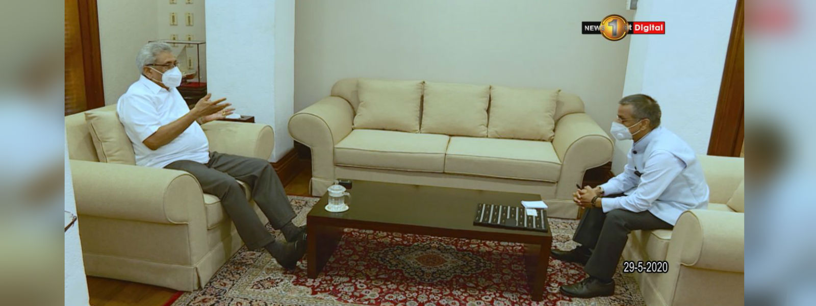 නව ඉන්දීය මහකොමසාරිස් ජනපති හමුවෙයි