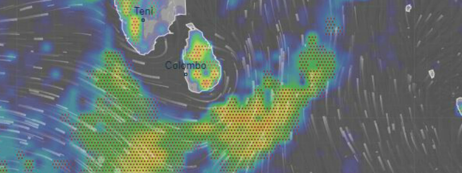 ප්‍රදේශ රැසකට ගිඟුරුම් සහිත වැසි 