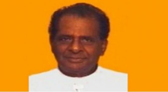 හිටපු මන්ත්‍රී සෙල්ලචාමි මහතා අභාවප්‍රාප්ත වෙයි 