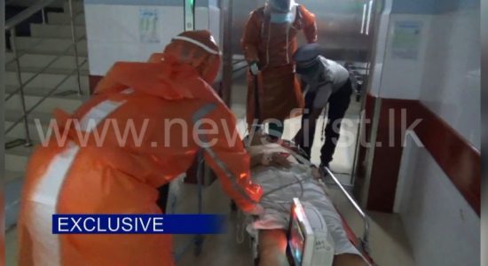 ගිනිගත් නැවේ සේවකයාට කොරෝනා නැහැ 