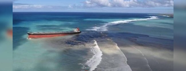 මොරිෂස් දූපත් අසළ තෙල් කාන්දුවට හේතුව හෙළිවෙයි