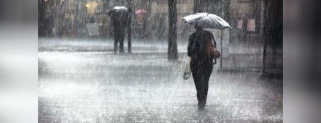 පවතින වැසි තත්ත්වය තවදුරටත්..