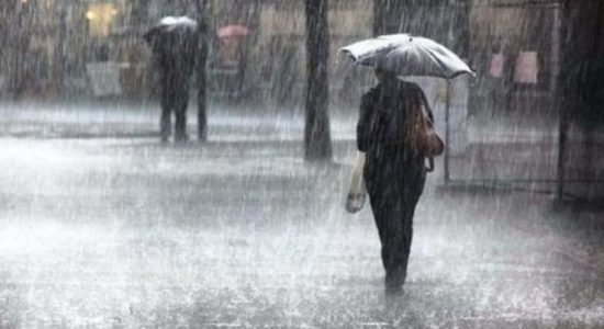 පවතින වැසි තත්ත්වය තවදුරටත්..