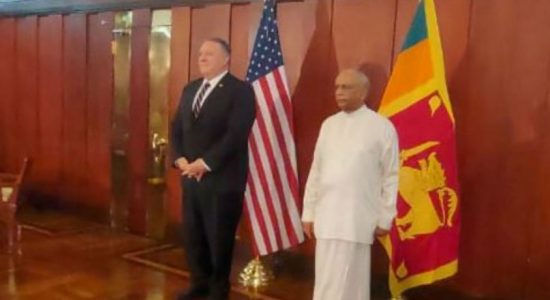 අමෙරිකානු රාජ්‍ය ලේකම් විදේශ ඇමති හමුවෙයි 