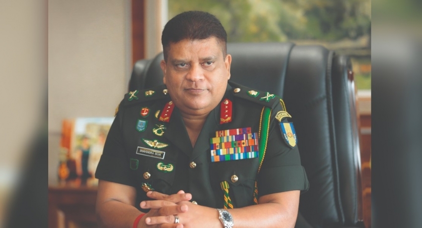 යුද හමුදාපති ශවේන්ද්‍ර සිල්වා ජෙනරල් නිලයට උසස් කෙරේ  