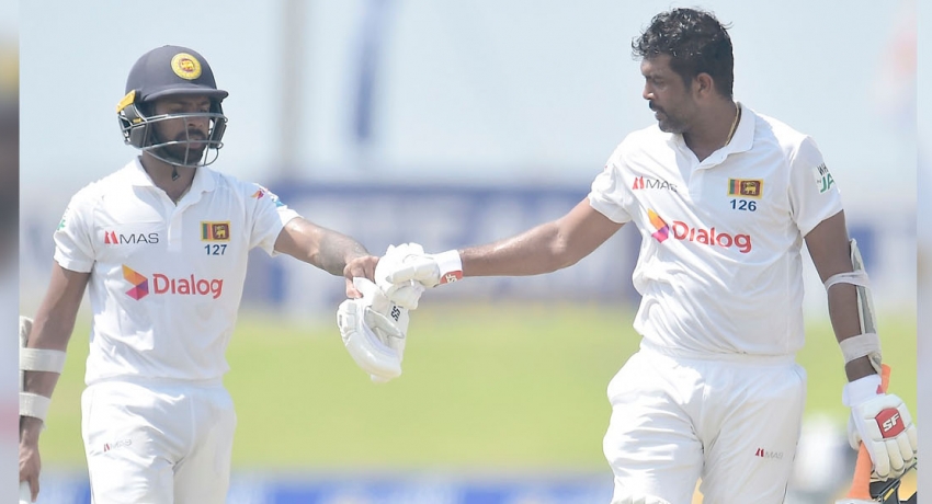 දිල්රුවන්ගේ සටන්කාමී ඉනිමෙන් ශ්රී ලංකා පළමු ඉනිම ගොඩ යයි:දික්වැල්ලට මංගල ටෙස්ට් ශතකය අහිමි වෙයි