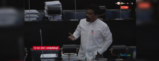 ''ඔහොම හැසිරෙන්න එපා'' - අනුර කුමාර 